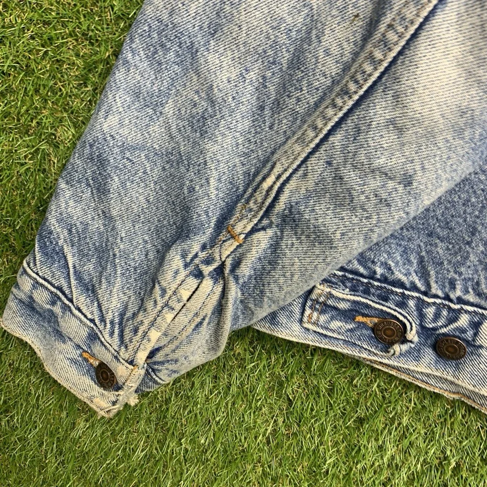 Vintage Levis Trucker Jacket Mens 44 Blanket Lined Denim 70506 0316 USA Made